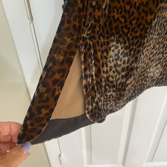 Soft Surroundings Silk Velvet Cheetah Print Jacket Tunic XS NWT - Picture 8 of 15